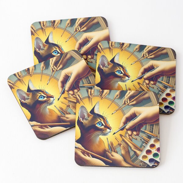 Item preview, Abyssinian Whimsy: Artistic Elegance Unleashed designed and sold by BastKittyStore.