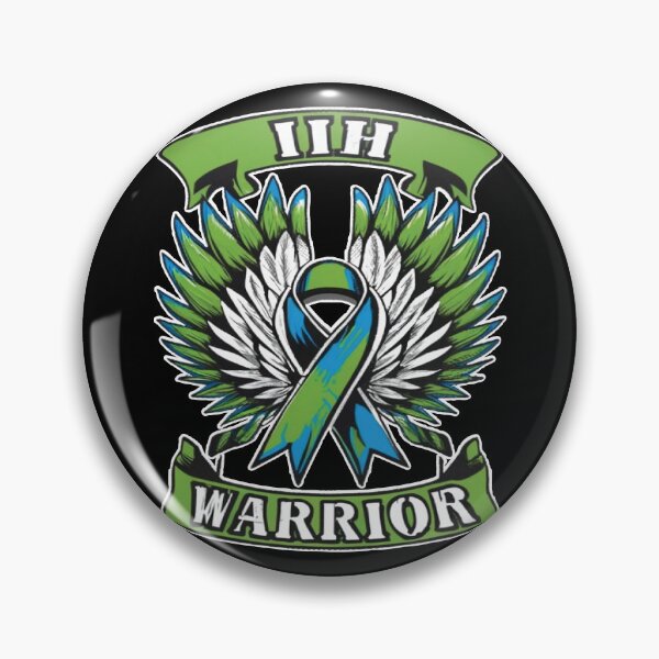 Item preview, Idiopathic Intracranial Hypertension Awareness Hope Ribbon Hearts Warrior designed and sold by UrbanGraphixs.