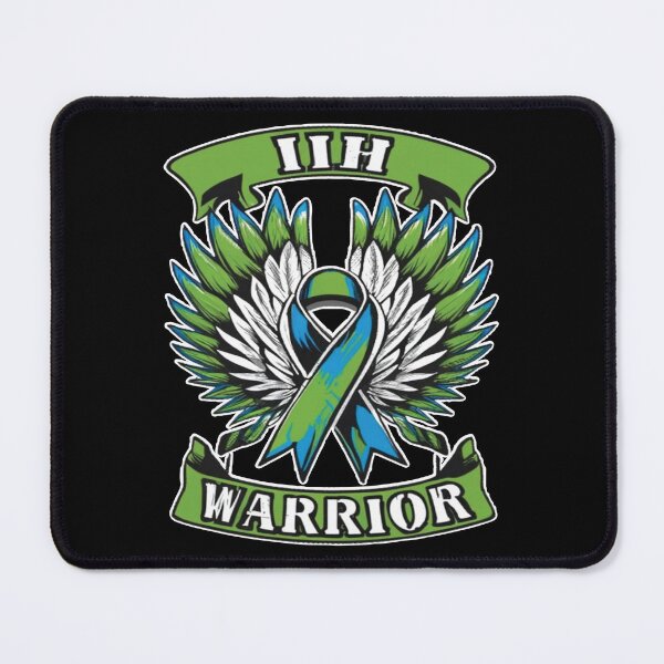 Item preview, Idiopathic Intracranial Hypertension Awareness Hope Ribbon Hearts Warrior designed and sold by UrbanGraphixs.