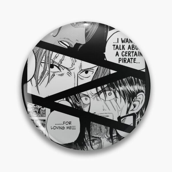 Item preview, Shanks Red Haired Manga Panel Design designed and sold by Wafusaurus.