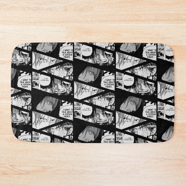 Item preview, Shanks Red Haired Manga Panel Design designed and sold by Wafusaurus.
