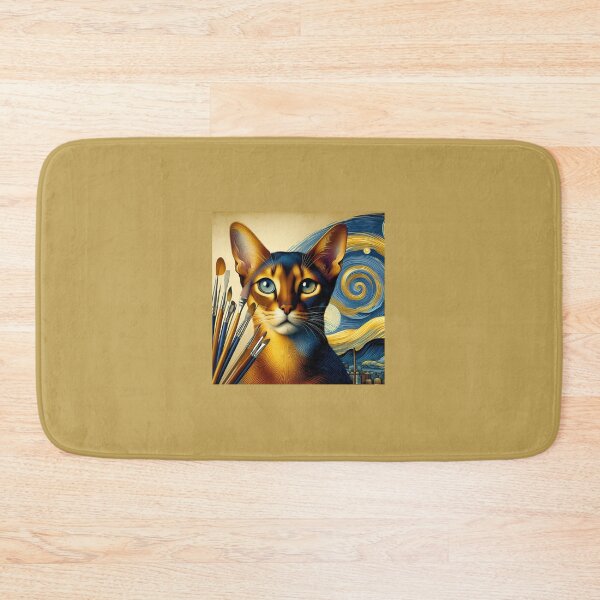Item preview, Abyssinian Enigma: Artistic Whispers Unveiled designed and sold by BastKittyStore.