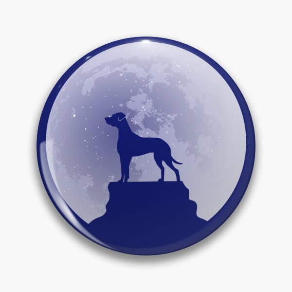 Item preview, Great Dane Dog Moon | NickerStickers® on Redbubble designed and sold by NickerStickers.