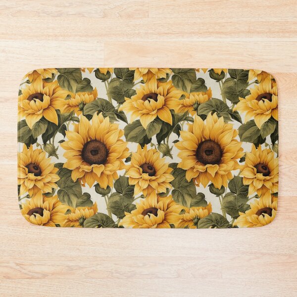 Item preview, Sunflower Tile 29: Golden Orb of Summer Joy in Towering Petals of Radiance designed and sold by TheBrainArt.