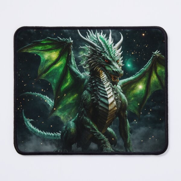Item preview, Imaginary Green Cosmic Dragon designed and sold by LunarNebula.