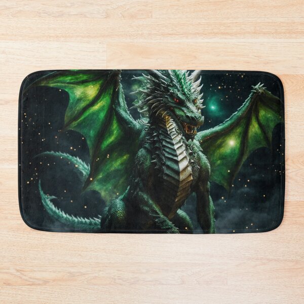 Item preview, Imaginary Green Cosmic Dragon designed and sold by LunarNebula.