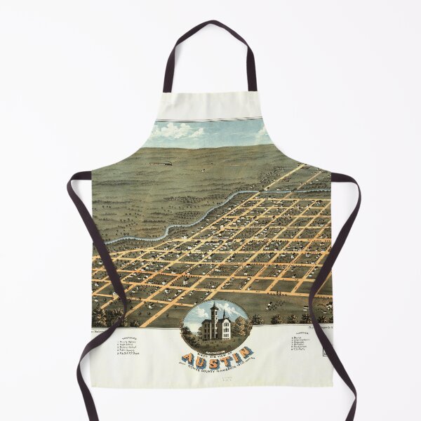 Item preview, Austin, Minnesota (1870) designed and sold by allhistory.