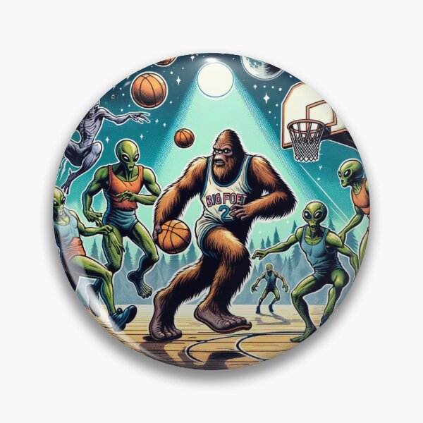 Item preview, Intergalactic Basketball | Bigfoot And Aliens | Ufo | Believe designed and sold by ShopCoolStop.