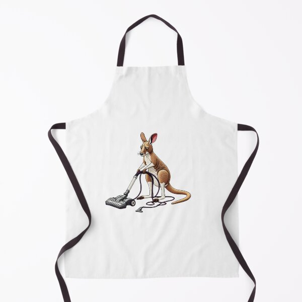 Item preview, Vacuuming Kangaroo Embroidery Art designed and sold by #Adulting Central.