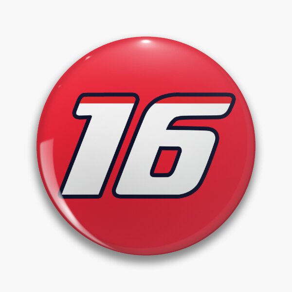Item preview, Charles Leclerc #16 Number Logo designed and sold by ZeroGFX.