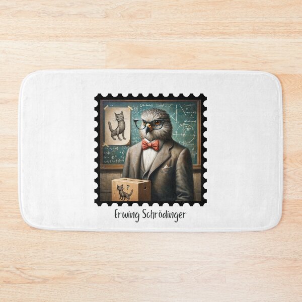 Item preview, Erwing Schrödinger designed and sold by Labcoat Legends.