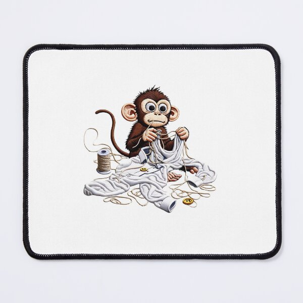 Item preview, Sewing Monkey Embroidery Design designed and sold by #Adulting Central.