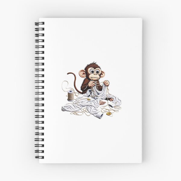 Item preview, Sewing Monkey Embroidery Design designed and sold by #Adulting Central.