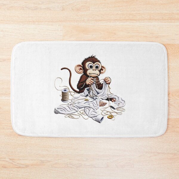 Item preview, Sewing Monkey Embroidery Design designed and sold by #Adulting Central.