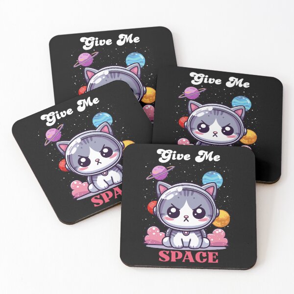 Item preview, Give Me Space - Angry Cat designed and sold by Kawaii-n-Spice.