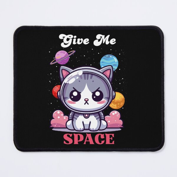 Item preview, Give Me Space - Angry Cat designed and sold by Kawaii-n-Spice.