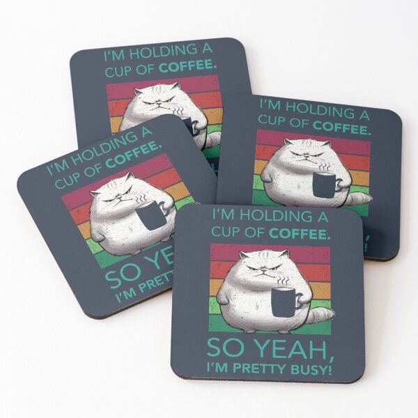 Item preview, Funny coffee quote with grumpy cat. Coffee mom. Cat lover designed and sold by lagunaklein.