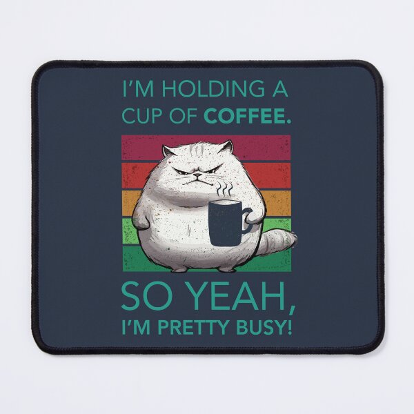 Item preview, Funny coffee quote with grumpy cat. Coffee mom. Cat lover designed and sold by lagunaklein.