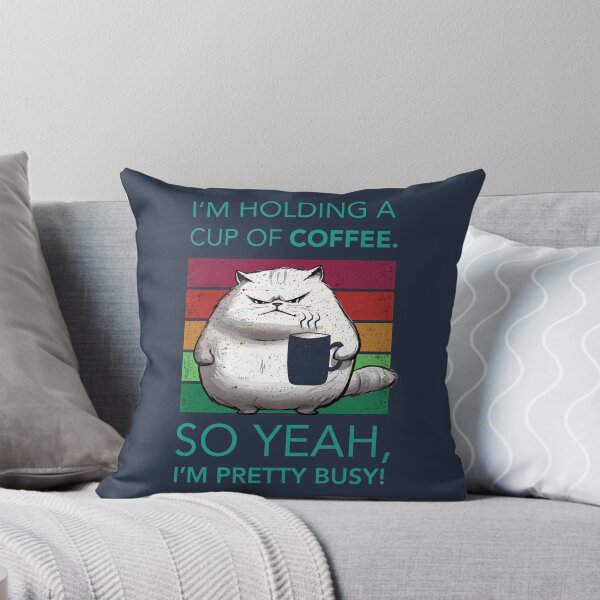 Item preview, Funny coffee quote with grumpy cat. Coffee mom. Cat lover designed and sold by lagunaklein.