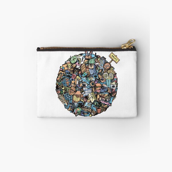 Item preview, Save the Planet from consumerism original Illustration Pixel Art designed and sold by Toons-of-Love.
