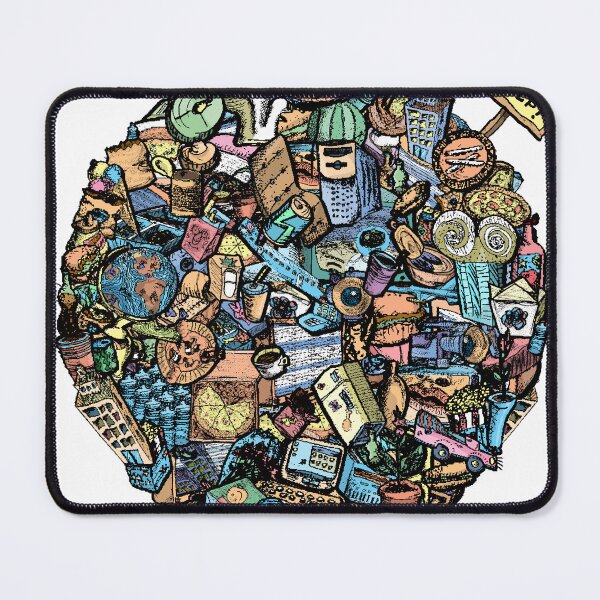 Item preview, Save the Planet from consumerism original Illustration Pixel Art designed and sold by Toons-of-Love.