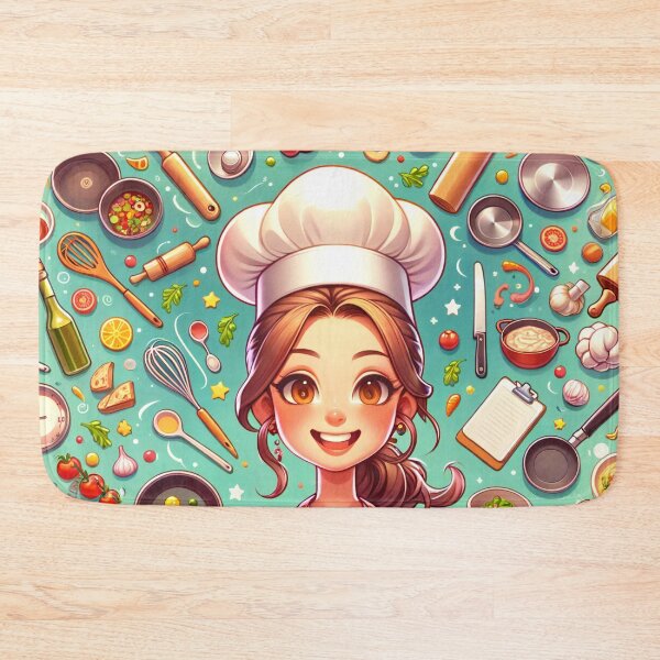 Item preview, Gastronomic Symphony: A Chef's Whimsical Kitchen Concerto designed and sold by ArtComixHaven.
