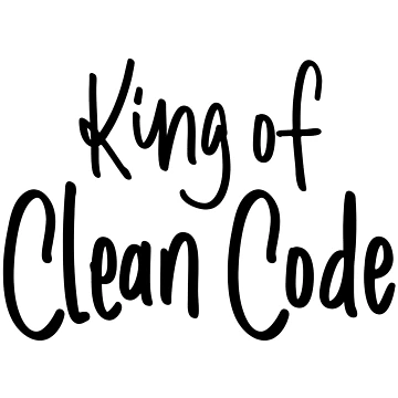 Artwork thumbnail, King Of Clean Code by FoxCodeCreation