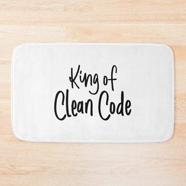 Item preview, King Of Clean Code designed and sold by FoxCodeCreation.
