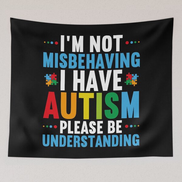Item preview, I'm Not Misbehaving I Have Autism - Autism Awareness Gifts designed and sold by MobyStickers.