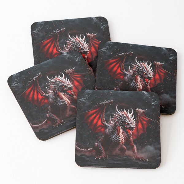 Item preview, Imaginary Cosmic Red Dragon designed and sold by LunarNebula.