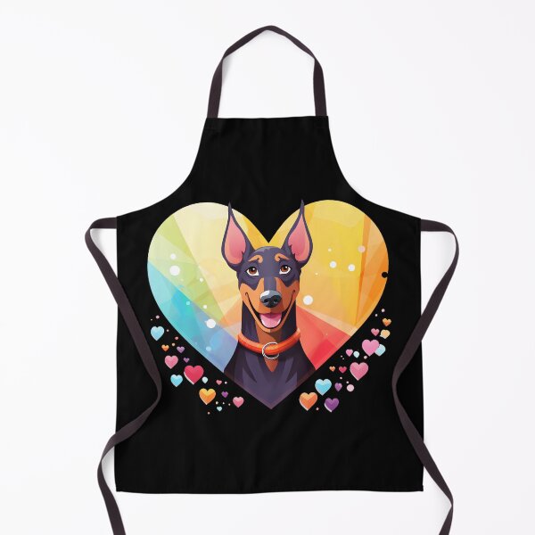 Item preview, Colorful Kawaii Dobermann Valentine designed and sold by Leonardo Palumbo.