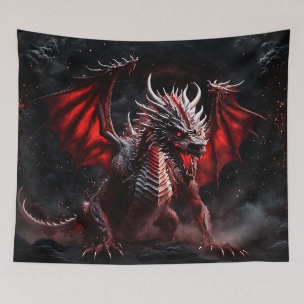 Item preview, Imaginary Cosmic Red Dragon designed and sold by LunarNebula.