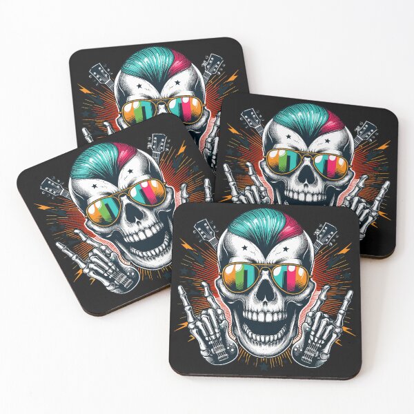 Item preview, The Rock and Roll skull designed and sold by Alan Longye.