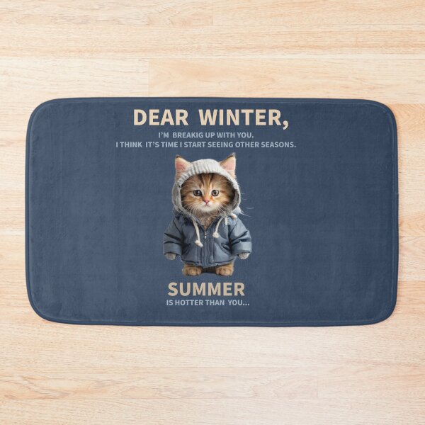 Item preview, Funny winter quotes. cute angry kitty. designed and sold by La Loca.