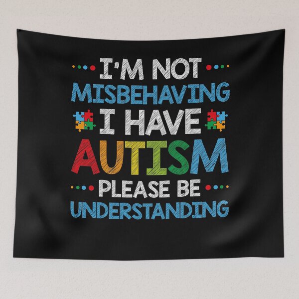 Item preview, I'm Not Misbehaving I Have Autism - Autism Awareness Gifts designed and sold by MobyStickers.