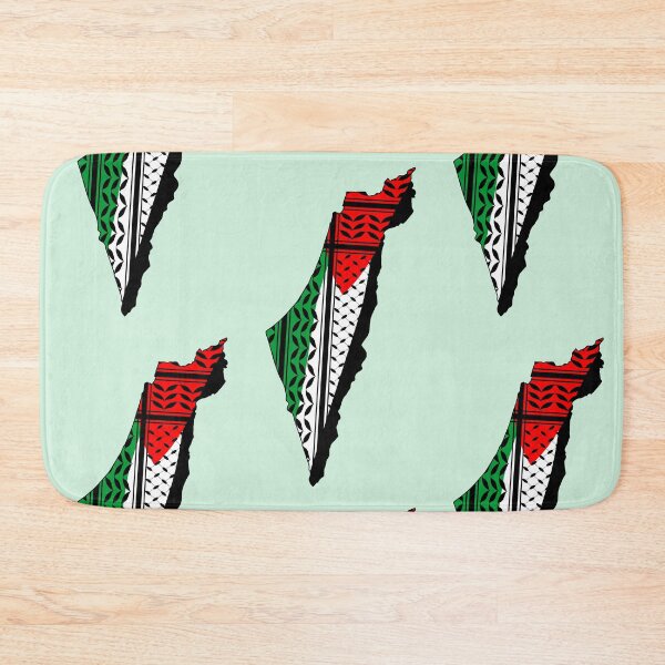 Item preview, Palestine Map and Flag With Keffiyeh Pattern Design symbol of Resistance and Freedom designed and sold by BluedarkArt.