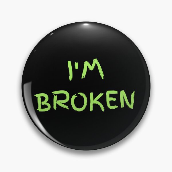Item preview, Im Broken OK Hand Text designed and sold by Design-Maniya.