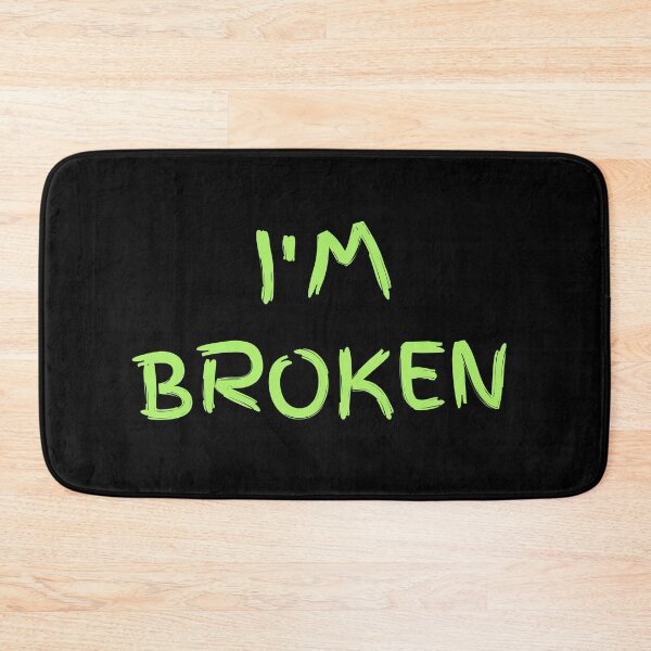 Item preview, Im Broken OK Hand Text designed and sold by Design-Maniya.