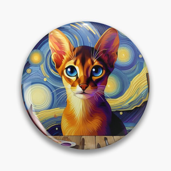 Item preview, Abyssinian Dreamscape: Artistic Whispers Unveiled designed and sold by BastKittyStore.