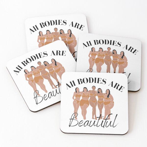 Item preview, All bodies  are beautiful , positivity quote designed and sold by ikramart11.