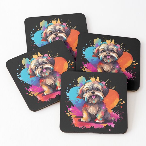 Item preview, Colorful Kawaii Shorkie Valentine designed and sold by Leonardo Palumbo.