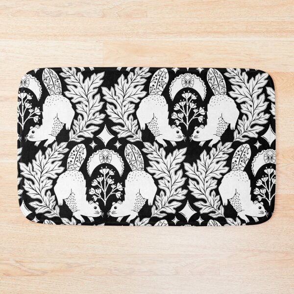 Item preview, Monochrome Wilderness: Beavers in a Moonlit Dance designed and sold by OzdeBayer.