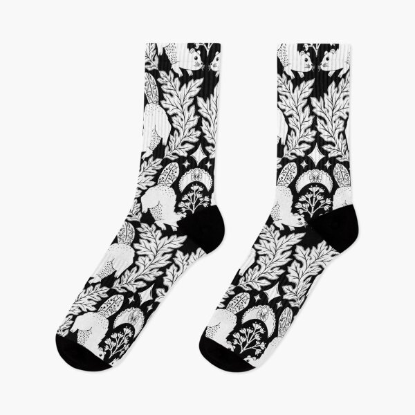 Item preview, Monochrome Wilderness: Beavers in a Moonlit Dance designed and sold by OzdeBayer.