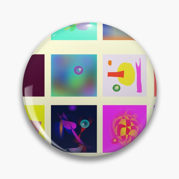 Item preview, Abstract Colorful Geometric Shapes and Bubbles designed and sold by masabo.