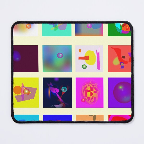 Item preview, Abstract Colorful Geometric Shapes and Bubbles designed and sold by masabo.