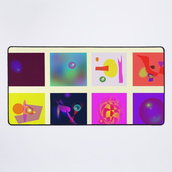 Item preview, Abstract Colorful Geometric Shapes and Bubbles designed and sold by masabo.