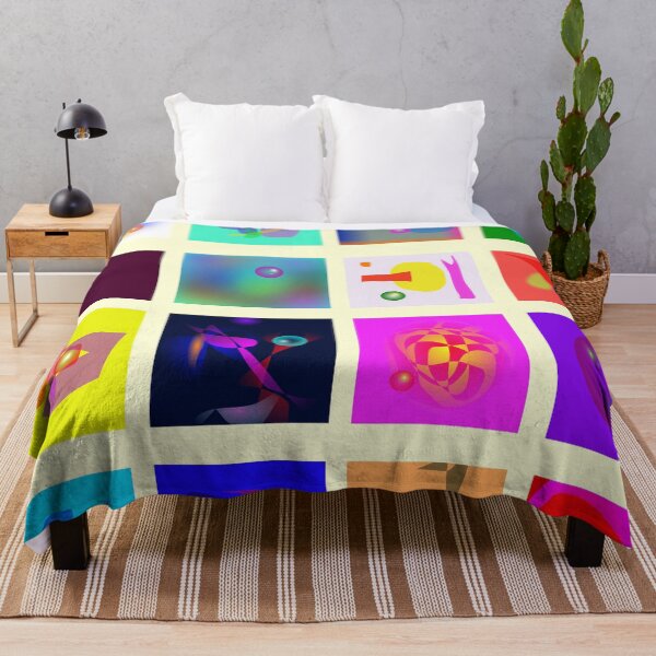 Item preview, Abstract Colorful Geometric Shapes and Bubbles designed and sold by masabo.