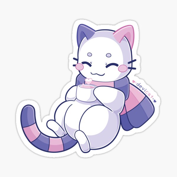 Item preview, CandiCat Tea Time • 2024 designed and sold by Devi Cat.