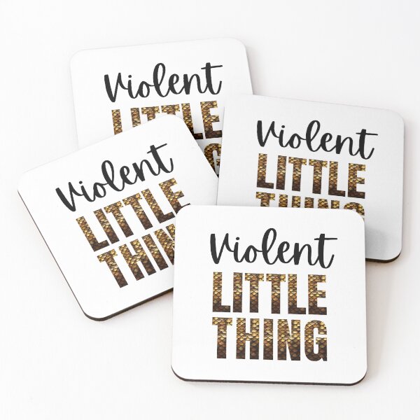 Item preview, Fourth Wing-Violent Little Thing Quote designed and sold by Kenzie Green.