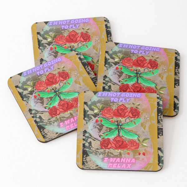 Item preview,  Cool Dragonfly whispering ' I m not going to fly, I wanna relax' designed and sold by Sparkdesigner2.